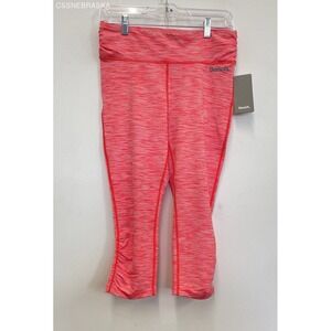 Bench Coral Pink women's workout leggings UPF‎ 40+ reflective feature - Size M